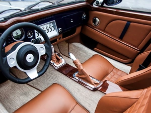 interior, Morgan Aero 8, 2015