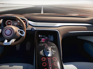 interior, MG E-Motion Concept, 2017