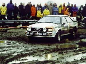 rally, Audi Quattro, muddy