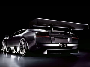 Lamborghini Murcielago, spoiler, carbon, large