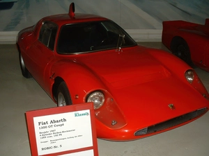 Red, Museum, coupe, Abarth 1300