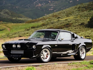 Black, Ford Mustang