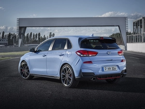 blue, Hyundai i30 N