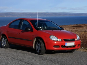aerial, Red, Chrysler Neon
