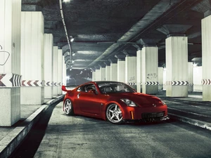 Nissan, Red, Automobile