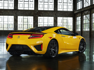 Yellow Honda, Acura NSX