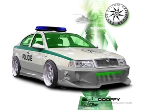 Skoda, Police, TUNING, Octavia