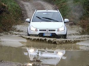 passage, Fiat Sedici, Offroad