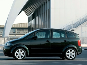 Left Profile, green ones, Audi A2