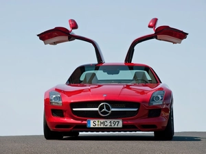 Doors, Mercedes SLS, Open