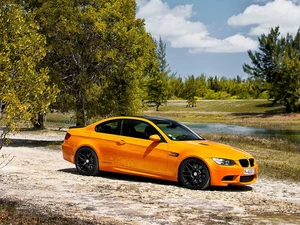 Orange, BMW M3