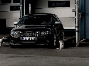 Audi, Black, Parked, S3