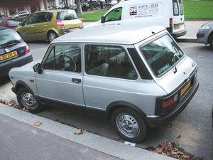 Left, Autobianchi A112, parking, side