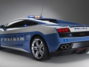 Lamborghini Gallardo, police, Police