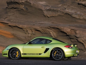 green ones, Porsche Cayman