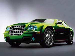 Green, Project, graphics, Chrysler 300C