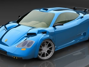 Prototype, Blue, Ferrari