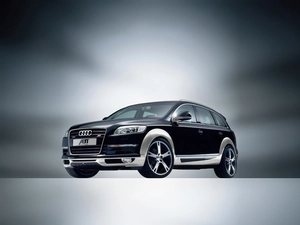 finish, ABT, Audi Q7, Silver, Black