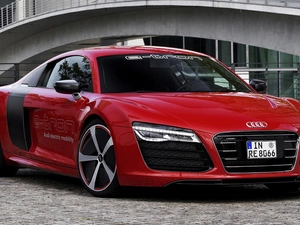 coupe, Red, Audi R8