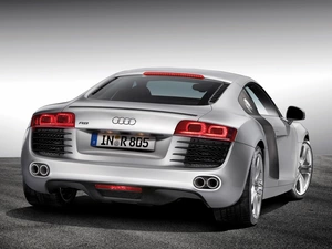 Audi R8, exhaust, FSI, system