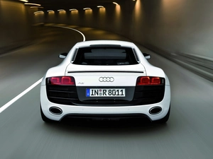 Audi R8, Sensors, Parked, tunnel