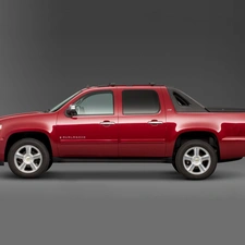 Left, Chevrolet Avalanche, Rails, side