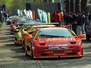 Lamborghini Diablo, race, rally