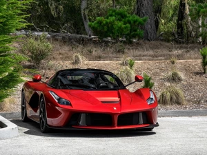 2011, Red, Ferrari LaFerrari Coupe