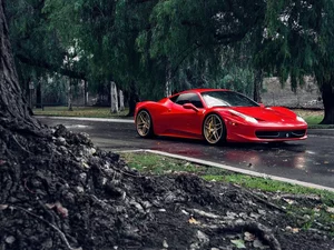 Way, Red, Ferrari 458 Italia