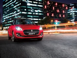 Front, Suzuki Swift, Red