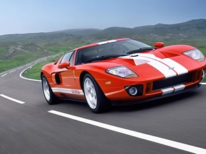 Red, Ford GT