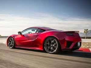 2017, red hot, Acura NSX