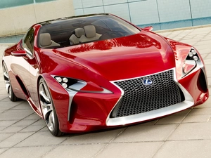 Red, Automobile, Lexus