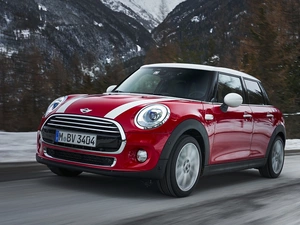 Way, Mountains, Mini Cooper D DCT, 2017, Red