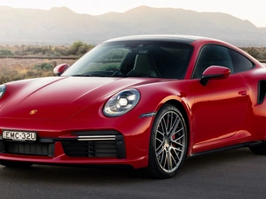 Front, Red, Porsche 911 Turbo