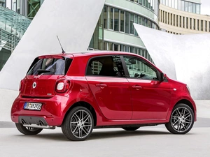 2017, Red, Smart Forfour Brabus