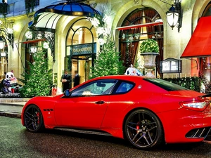 maserati, Red, Street, Gran Turismo