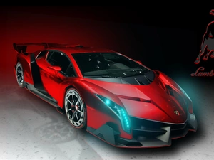 Red, Lamborghini Veneno