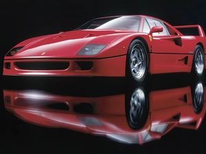 Ferrari F 40, reflection