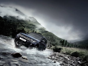 Field, Mitsubishi Pajero, ride