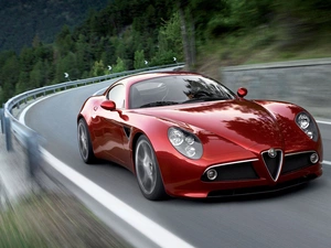 test, Alfa Romeo 8C, ride