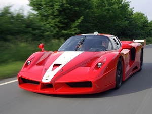 test, Ferrari FXX, ride
