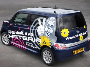 test, Daihatsu Materia, ride