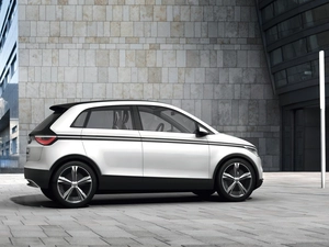 side, Audi A2, right