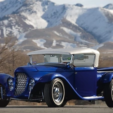 Roadster, 1932, Ford, Eclipse, blue