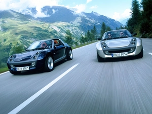 Smart Roadster, Black and silver