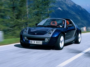 Black paint, Smart Roadster
