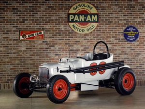 antique, Pinky Track Roadster, 1948, GMC