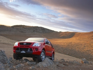 rocks, Hilux, Mountains