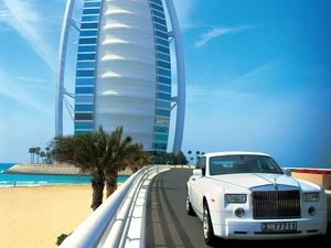 Burj Al Arab, Rolls-Royce Phantom, Dubaj